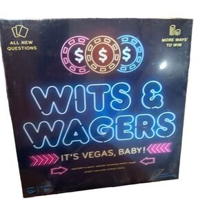 Wits & Wagers It's Vegas Baby! Party Game, Trivia Betting